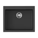 Кухонная мойка OMOIKIRI Bosen 61-BL Tetogranit/черный (4991209)