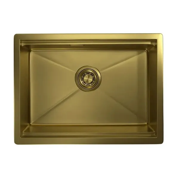 Кухонная мойка GRANULA KS-6045U золото/сатин
