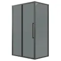 Душевое ограждение GROSSMAN 100.K33.02.120.21.10-200.K33.02.90.21.10 черный матовый