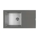 Кухонная мойка FLORENTINA Комби 860 серый шелк (21.400.D0860.307)