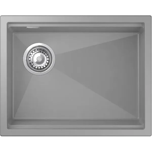 Кухонная мойка RIVELATO LINO 554-L grigio metallizz