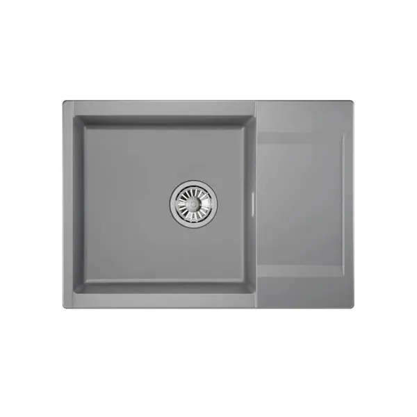 Кухонная мойка GRANULA ES-7003 алюминиум