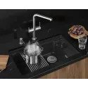 Кухонная мойка GRANULA 7309RU черный