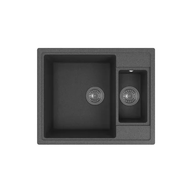 Кухонная мойка FLORENTINA Липси 620К черный (20.465.D0620.102)