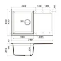 Кухонная мойка OMOIKIRI Sakaime 79-ES (4997227)