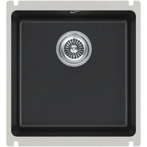 Кухонная мойка KUCHENSTERN SUBKERAM 45 керамический черный