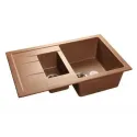 Мойка GRANFEST Quadro GF-Q775KL (775х500) Терракот 307 разм.+крыло 421268