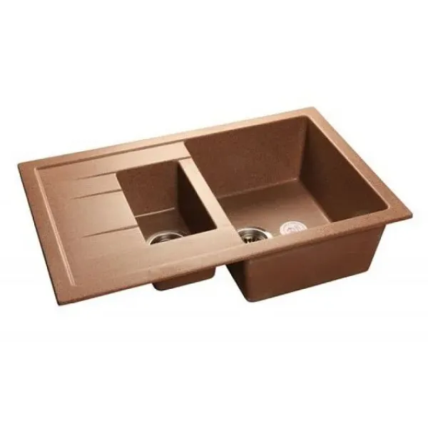 Мойка GRANFEST Quadro GF-Q775KL (775х500) Терракот 307 разм.+крыло 421268