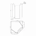 Душевое ограждение AMBASSADOR Diamond 12011111L