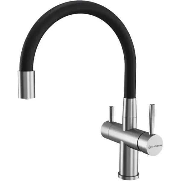 Смеситель KUCHENSTERN WURM-FE нержавеющая сталь