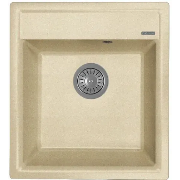 Кухонная мойка Flortek Консул 450 бежевый (23.020.B0450.104)