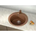 Кухонная мойка DR.GANS Гала (510х510х217) Терракота (25.010.B0510.406)