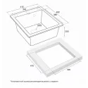 Кухонная мойка PAULMARK Kante PM104249-GR