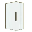 Душевое ограждение GROSSMAN 1/2.K33.01.10.32.00-1/2.K33.01.80.32.00 золото сатин