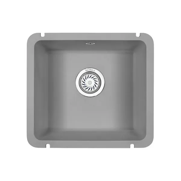 Кухонная мойка GRANULA GR-3601 алюминиум