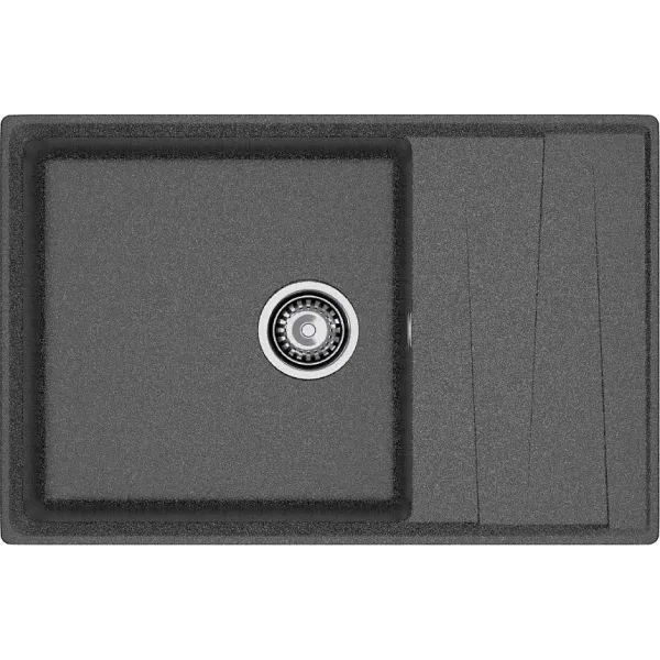 Кухонная мойка GRANFEST GF-LV-760L графит