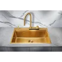 Кухонная мойка MILACIO Denia 75 Steel MC.77428 золото
