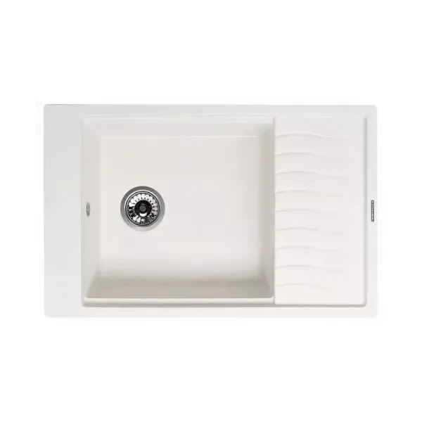 Кухонная мойка KUPPERSBERG MILA 1B1D WHITE ALABASTER