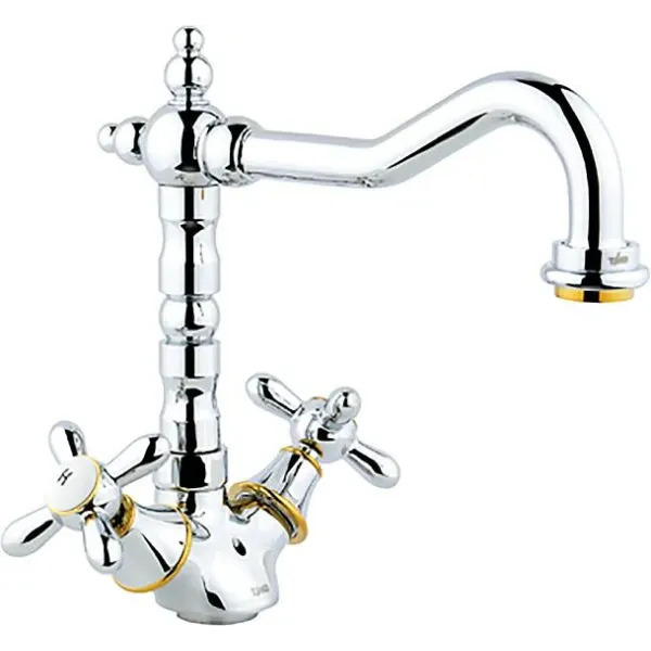 Смеситель TIMO ritz 0143fk золотистый