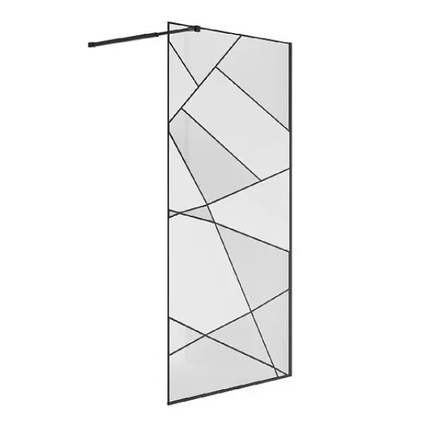 Душевая перегородка NIAGARA NG-680-90BLACK