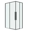 Душевое ограждение GROSSMAN 1/2.K33.01.11.42.00-1/2.K33.01.90.42.00 графит сатин