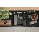 Кухонная мойка GRANULA 5505RU шварц