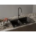 Смеситель RIVELATO Asti antracite cromo