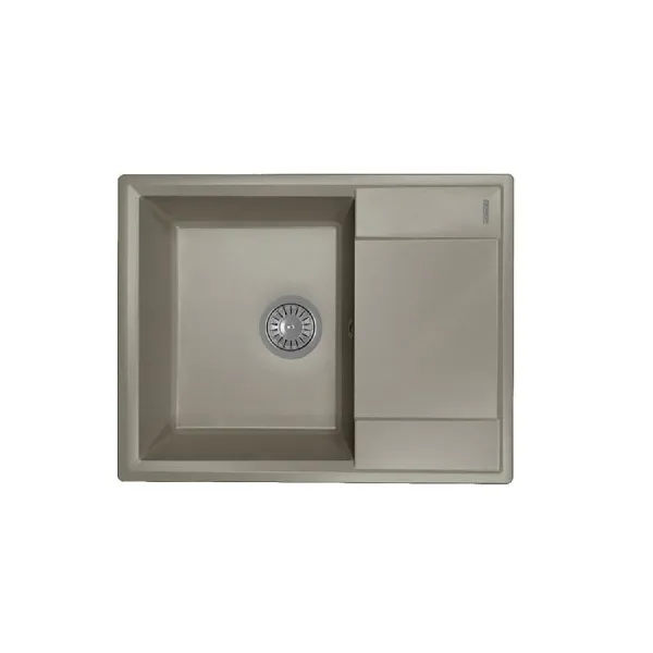 Кухонная мойка FLORTEK Консул 640 серый шелк (23.020.C0640.307)