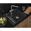 Кухонная мойка GRANULA 5807R черный