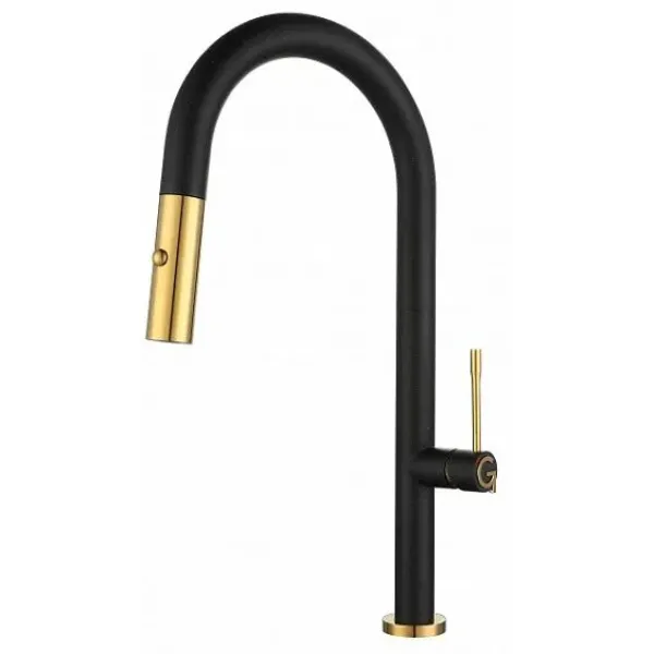 Смеситель RIVELATO Asti nero oro