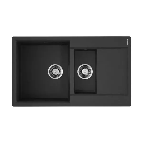 Кухонная мойка OMOIKIRI Daisen 86-2-BL (4993477) Artgranit/черный