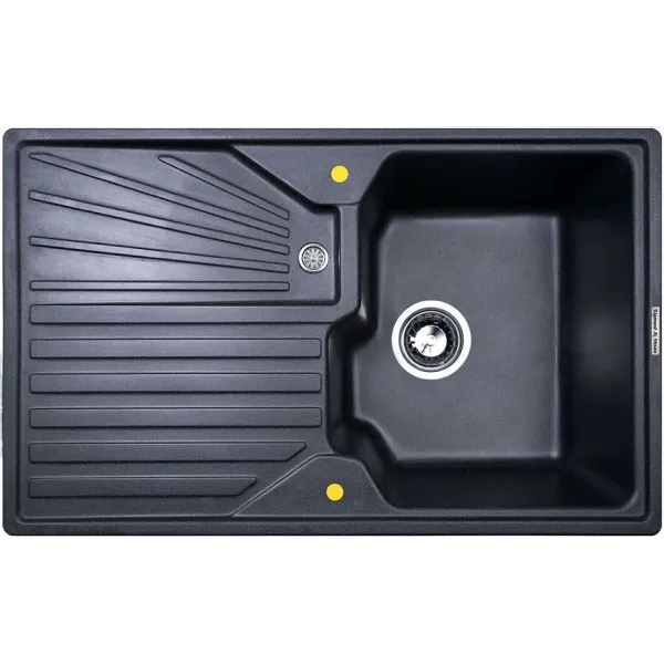 Кухонная мойка ZIGMUND & SHTAIN kaskade 800(темная скала)