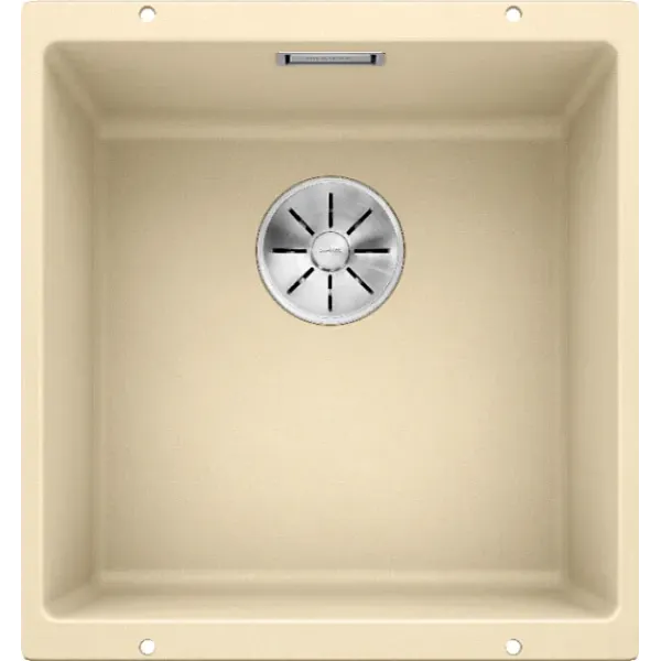 Кухонная мойка BLANCO SUBLINE 400-U SILGRANIT шампань с отв.арм. InFino (арт.523428)
