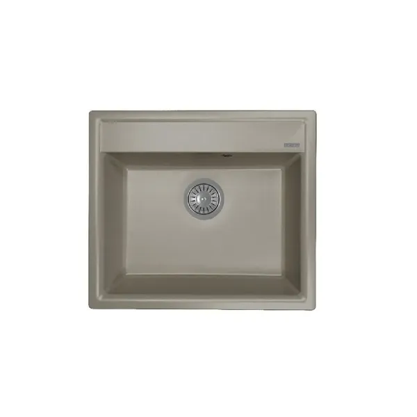 Кухонная мойка FLORTEK Консул 570 серый шелк (23.020.D0570.307)