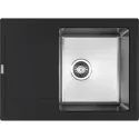 Кухонная мойка FLORENTINA Комби 650 антрацит (21.390.B0650.302)