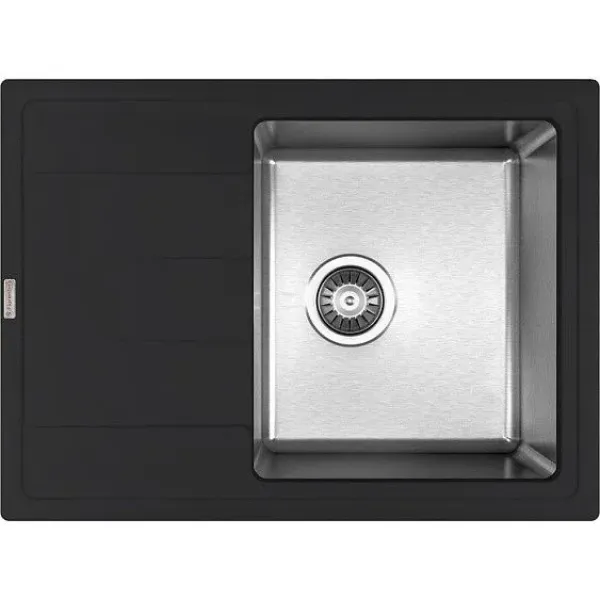 Кухонная мойка FLORENTINA Комби 650 антрацит (21.390.B0650.302)