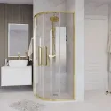 Душевое ограждение GROSSMAN 301.K33.02.1010.32.00 золото сатин
