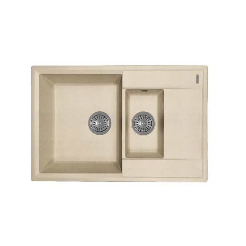Кухонная мойка FLORTEK Консул 760К песочный (23.025.D0760.107)