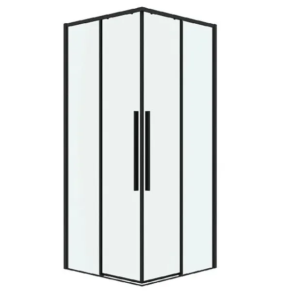 Душевое ограждение GROSSMAN 300.K33.01.8080.21.00 черный матовый