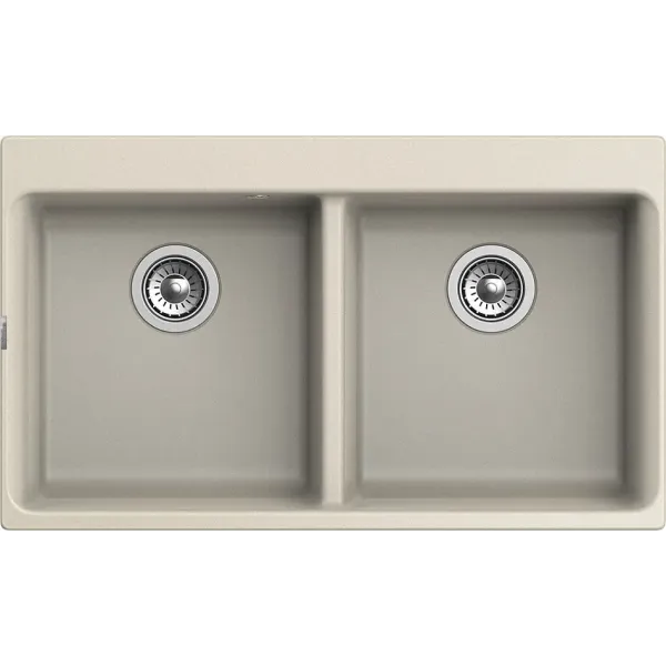 Кухонная мойка RIVELATO AXEL 90-2D beige scuro