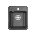 Кухонная мойка GRANULA ST-4202 графит