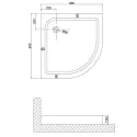 Душевой поддон NIAGARA NG-80-80 RUS