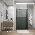 Душевое ограждение GROSSMAN 100.K33.01.110.42.10-200.K33.01.80.42.10 графит сатин