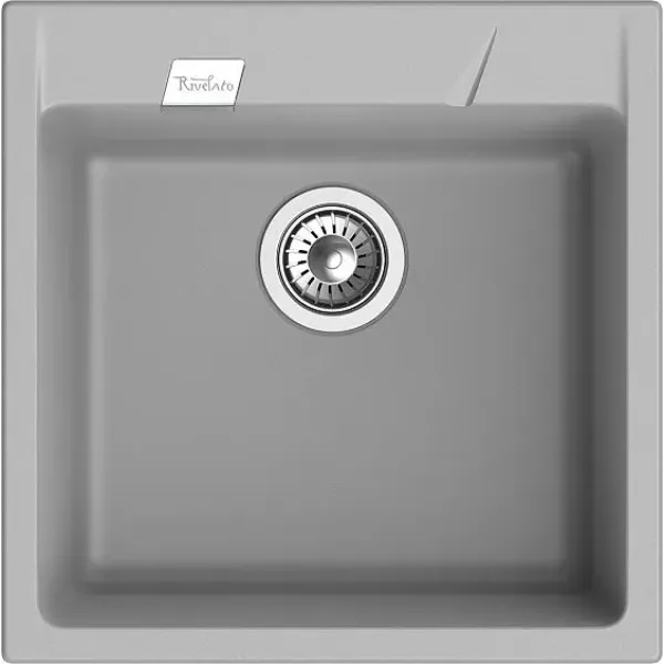 Кухонная мойка RIVELATO RAUM 50 grigio metallizzato