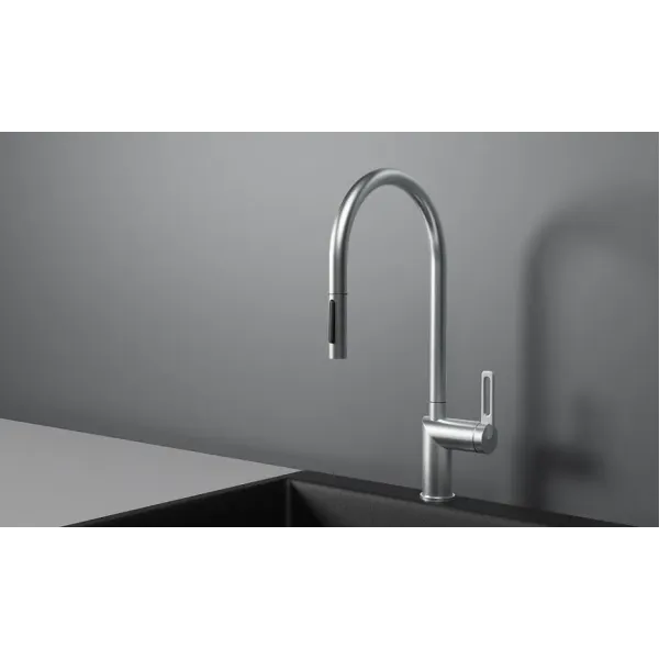 Смеситель GRANULA GR-8172 нержавеющая сталь