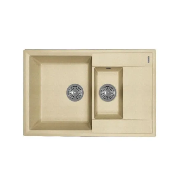 Кухонная мойка FLORTEK Консул 760К бежевый (23.025.D0760.104)