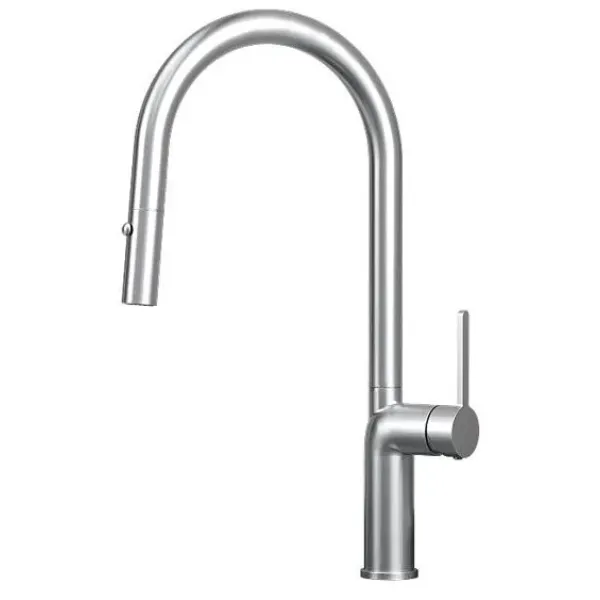 Смеситель GRANULA 9010 нержавеющая сталь