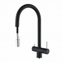 Смеситель RIVELATO Trevi nero cromo