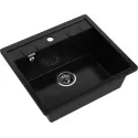 Кухонная мойка GRANFEST Quadro GF-Q561 чёрный
