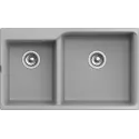 Кухонная мойка RIVELATO AXEL 90D grigio metallizzato